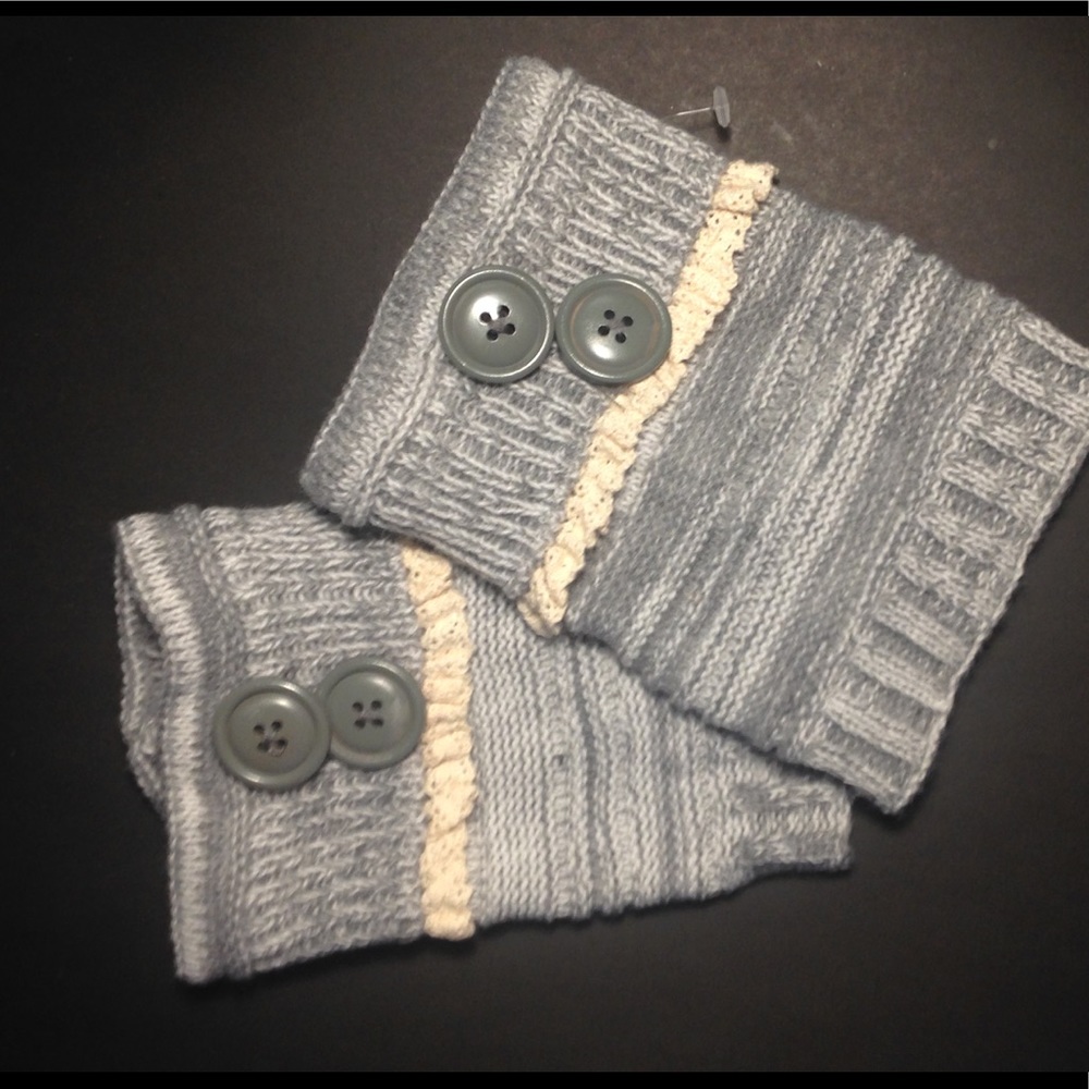 NWT Lot of 2 prs. Cute & cozy knit boot cuffs.
